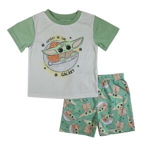 Star Wars - Grogu Toddler Pajama Short Set, Size 2T - NWT